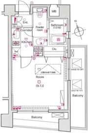 L-Flat鶯谷の間取り画像