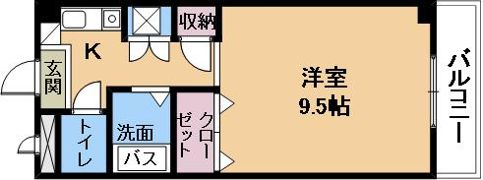 ノースビレッジ草津の間取り画像