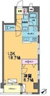 カスタリア入谷の間取り画像