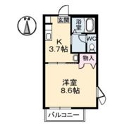 アヴェニール Ⅱ棟の間取り画像