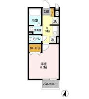 チューリップハイツの間取り画像