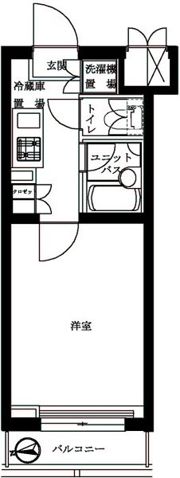 ルーブル北新宿の間取り画像