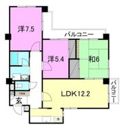 ロイヤルメゾン岩崎町の間取り画像
