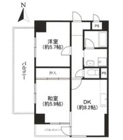 レスポール天満の間取り画像