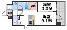 レオンヴァリエ長堀通の間取り画像