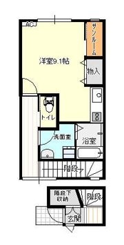 アバンティ旭ヶ丘の間取り画像