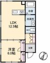 ベレオ牛田の間取り画像