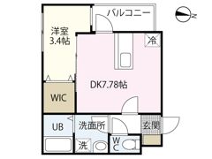 Esperanza江波の間取り画像