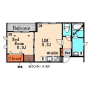 クオリア桜上水の間取り画像