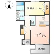 CADEL南昭和の間取り画像