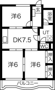 Casa吹上の間取り画像