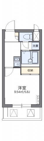 レオパレスアザレアの間取り画像