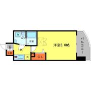 AFFLUENCE難波の間取り画像