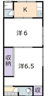 嶋田文化住宅の間取り画像