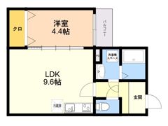 Le Lien Blanc香椎2の間取り画像