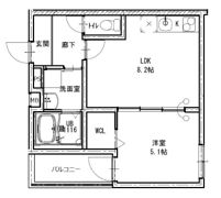 フジパレス西放出公園の間取り画像