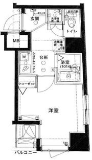 fortuna文京後楽園の間取り画像