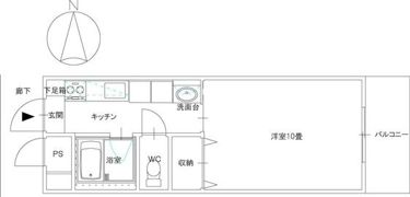 オーランド富田町の間取り画像