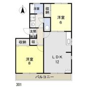 クレセント中仙道の間取り画像