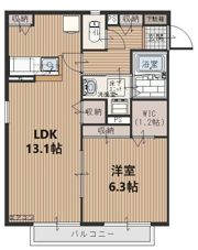 コンフォート下新倉の間取り画像