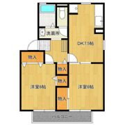 ハイカムール松代H棟の間取り画像