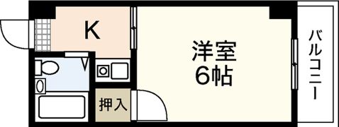ハイパーク庚午の間取り画像