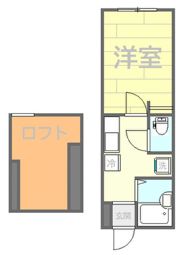 アンソレイユ上大岡の間取り画像