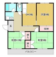 コーポラス霞A棟の間取り画像