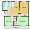 コーポラス霞A棟の間取り画像