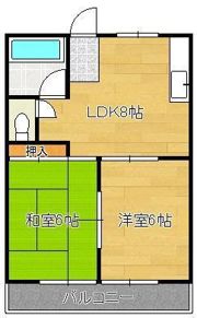 和光第二ビルの間取り画像