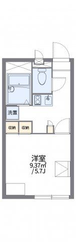 レオパレスグレープヒルBの間取り画像