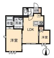 クレールムサシの間取り画像