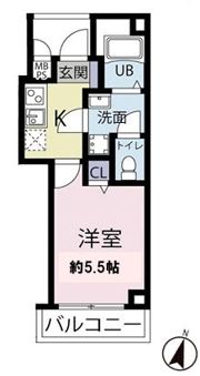 モンレーヴ赤羽の間取り画像