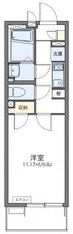 レオネクストカサミラⅡの間取り画像