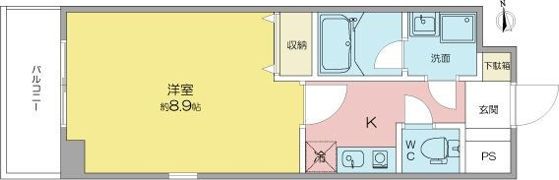 カーサ千種Aの間取り画像