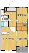 ブランルージュ桜の間取り画像