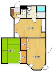 スカイメゾンBの間取り画像