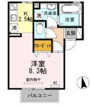 メルベーユの間取り画像