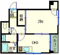 フラット光町の間取り画像