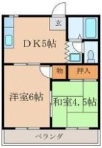 サンハウス第2の間取り画像