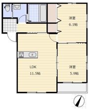 ドリームヒルズⅡの間取り画像