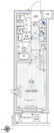 リライア西台の間取り画像