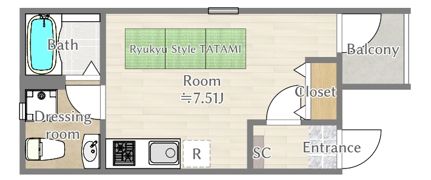 FUJISTA幡ヶ谷5の間取り画像