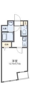 レオパレスエクセルカーサ平和台の間取り画像