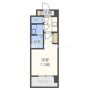 レジュールアッシュ梅田WEST GATEの間取り画像