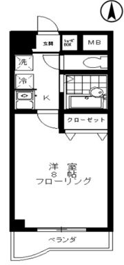 イーストパレスの間取り画像