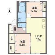 ビバーラ石井の間取り画像