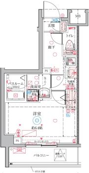 クレヴィスタ横浜矢向の間取り画像