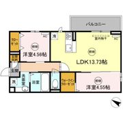 Polonia Wakamatsu A棟の間取り画像