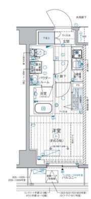 GENOVIA西横浜の間取り画像